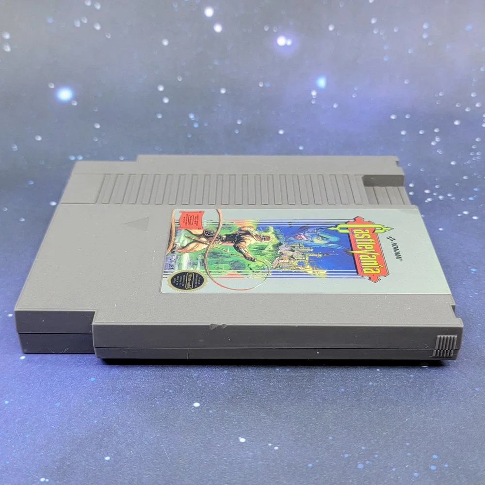 Castlevania Nintendo NES Konami 1985 Grey Cartridge NES-CV-USA Video Game